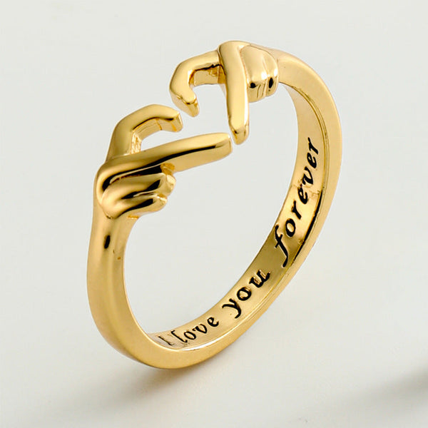 Heart Hand Ring - Adjustable