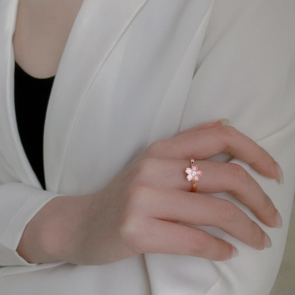 Cherry Blossom Ring - Rotatable / Adjustable