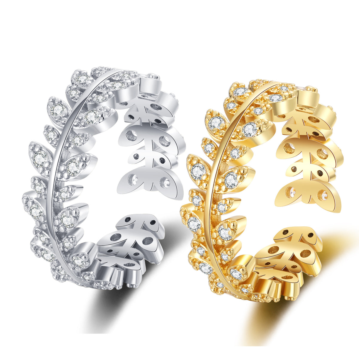 Elaris Leaf Ring - Adjustable