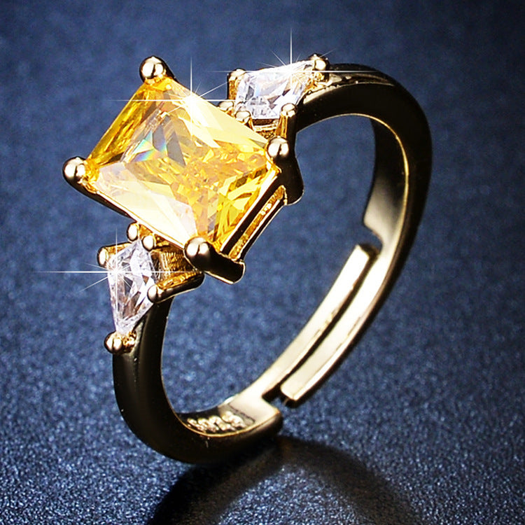 Amber Ring - Adjustable