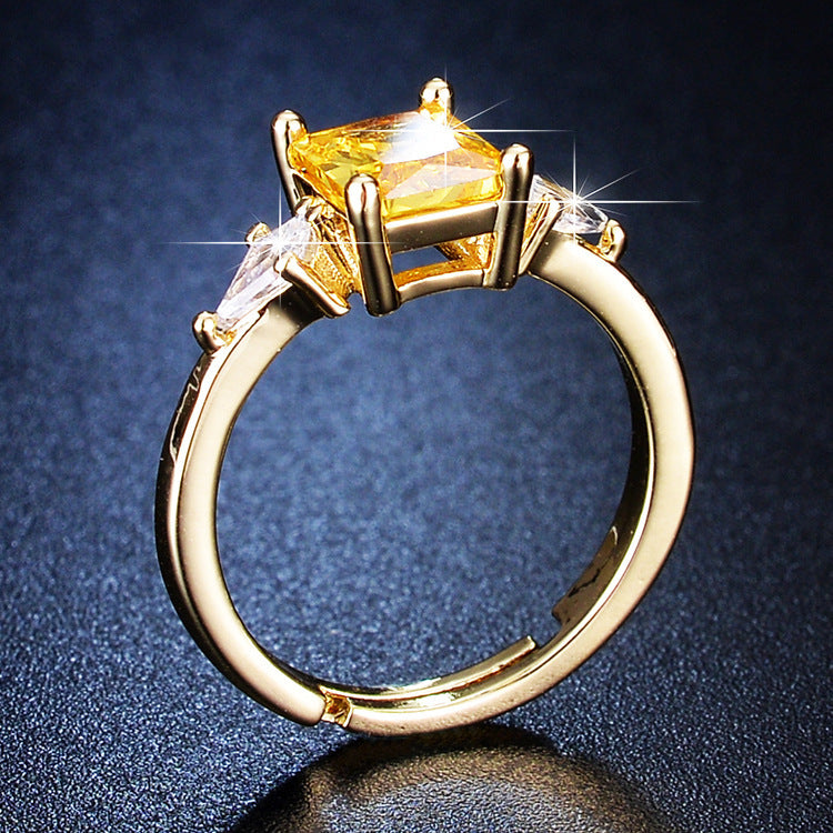 Amber Ring - Adjustable