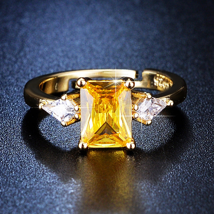 Amber Ring - Adjustable