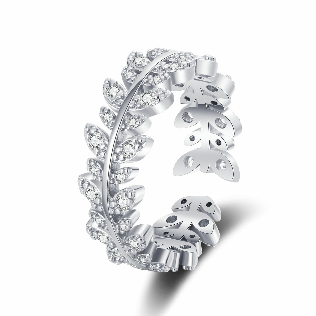 Elaris Leaf Ring - Adjustable