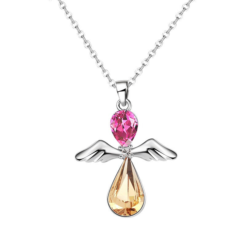 Crystal Angel Necklace