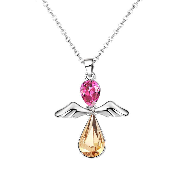 Crystal Angel Necklace