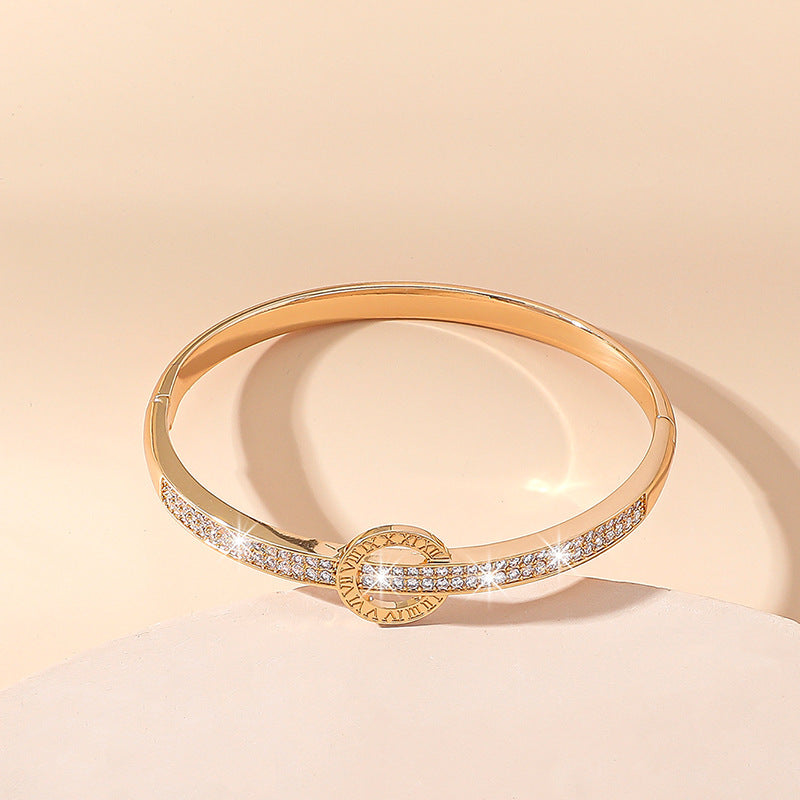 Roman Zircon Bangle