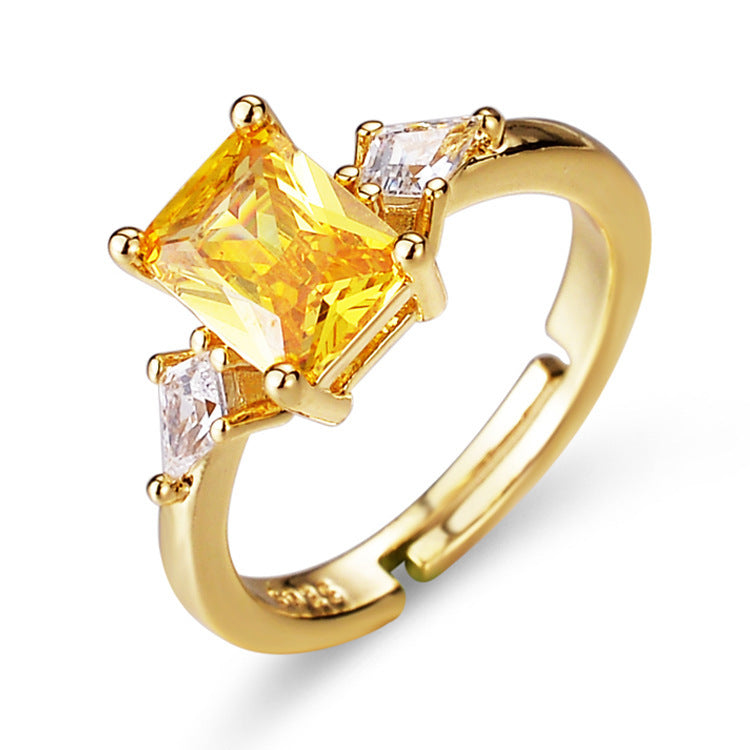 Amber Ring - Adjustable