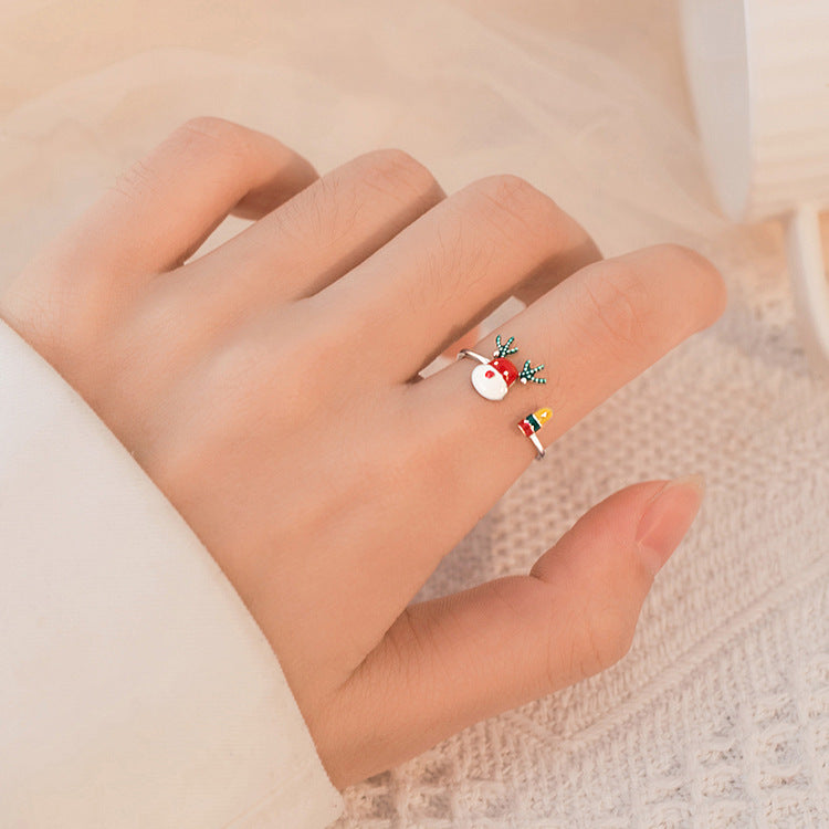 Happy Elk Ring - Adjustable