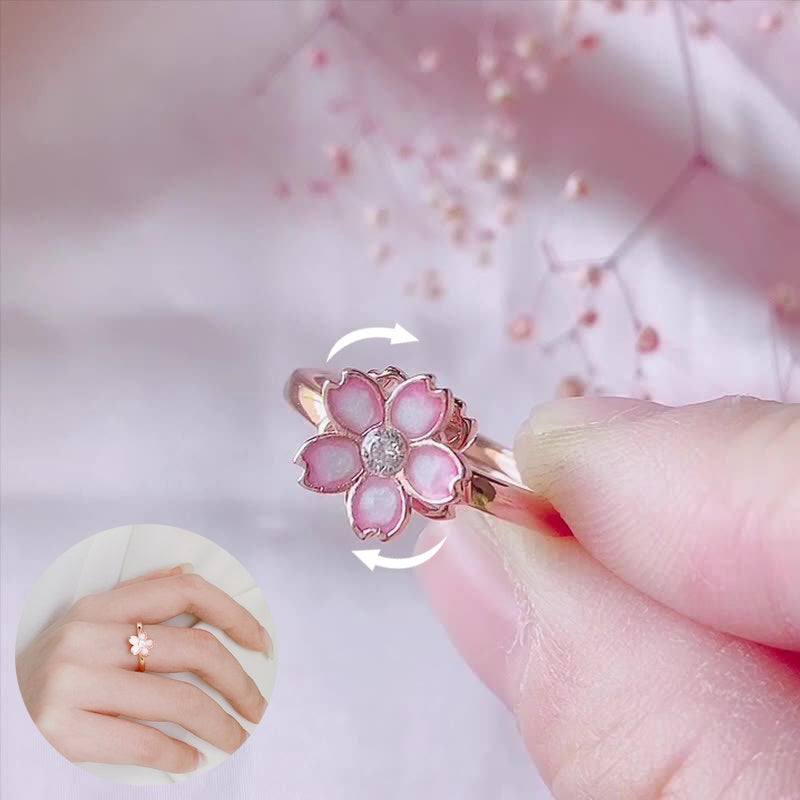 Cherry Blossom Ring - Rotatable / Adjustable