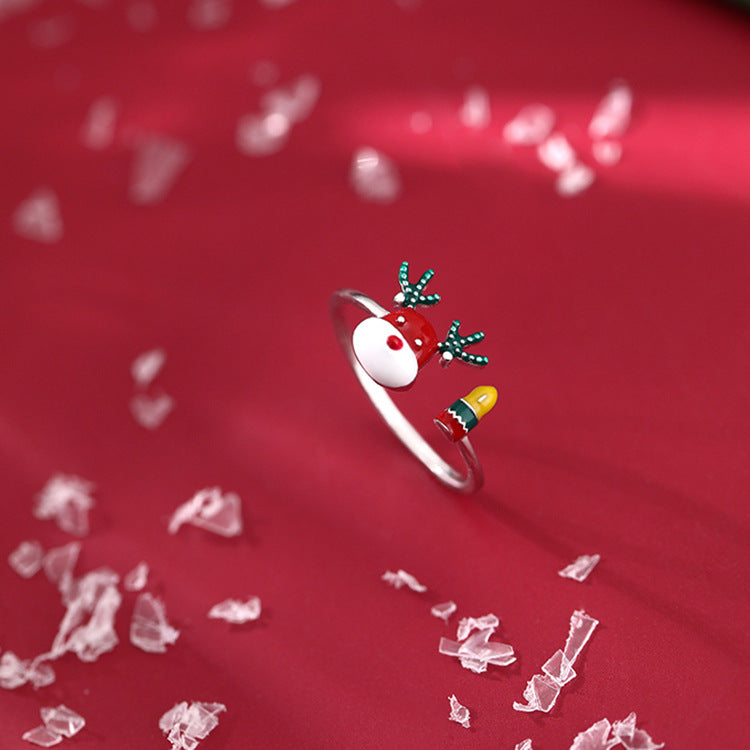 Happy Elk Ring - Adjustable